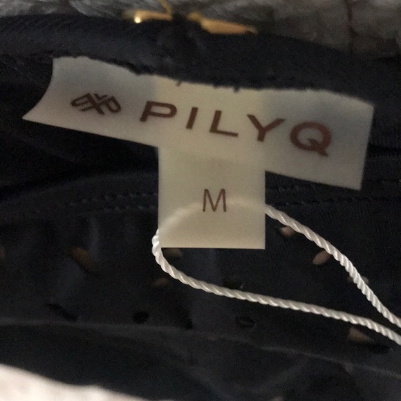 PilyQ Midnight Laser Cut Bikini Bottoms size M - Picture 5 of 8